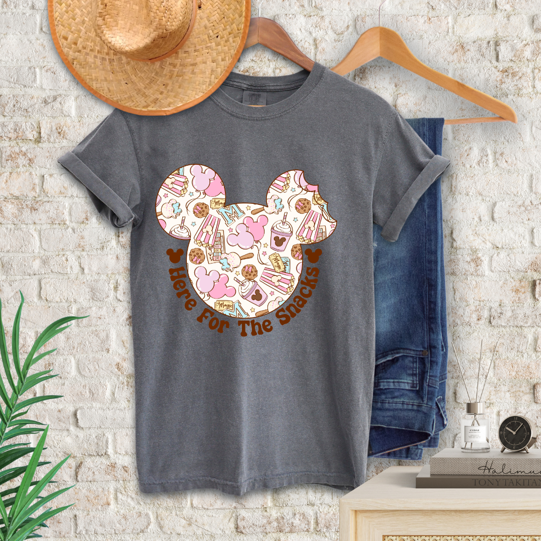 Only Here For The Snacks Tee